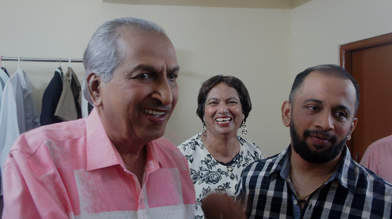 Stills from a Konkani tiatr stage production